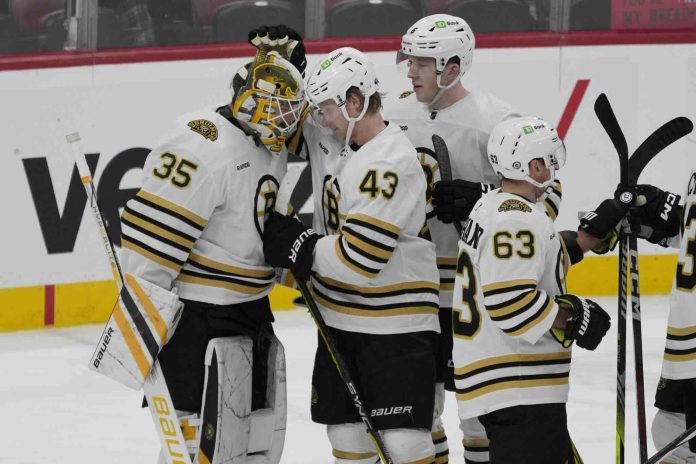 Boston Bruins extend lead at top of NHL with 3-1 win over Florida Panthers