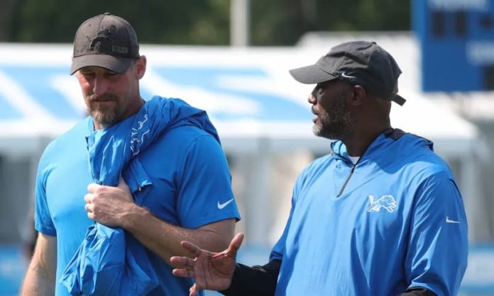 Detroit has extended the contracts for head coach Dan Campbell and GM Brad Holmes