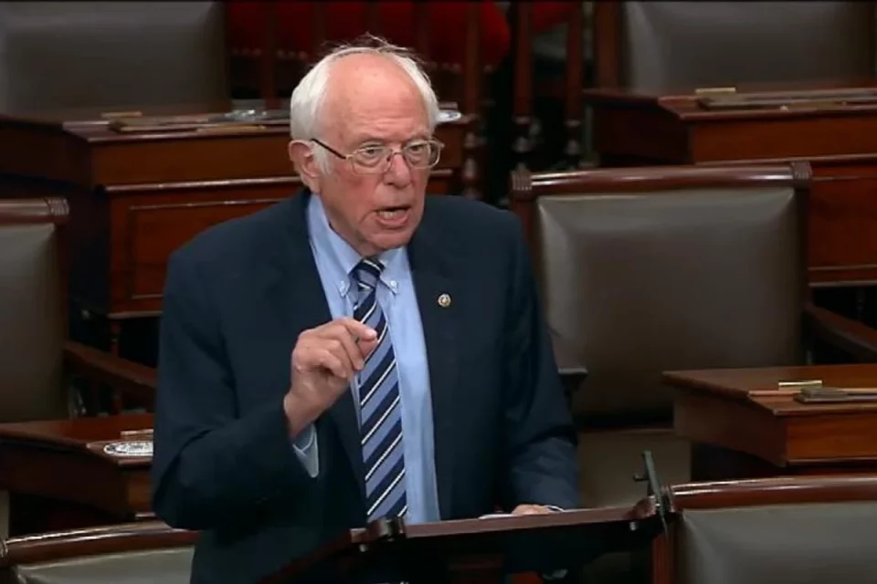 Bernie Sanders Speak Against Netanyahus War  Calls for the U.S. to Stop Sending Weapons