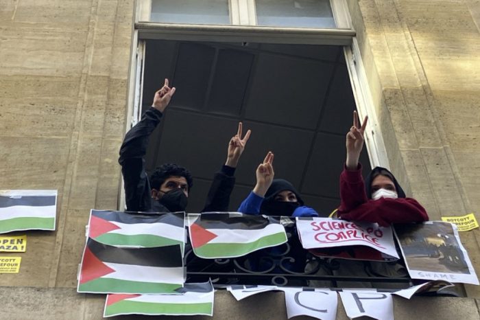 Pro-Palestinian students occupy Paris university campus