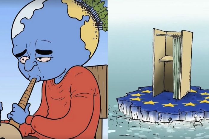 Caricartoons want you to go out and vote for democratic and vibrant Europe